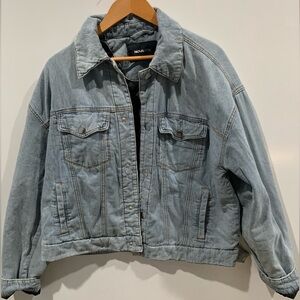 Fashion Nova Classic Blue Jean Jacket men’s size small